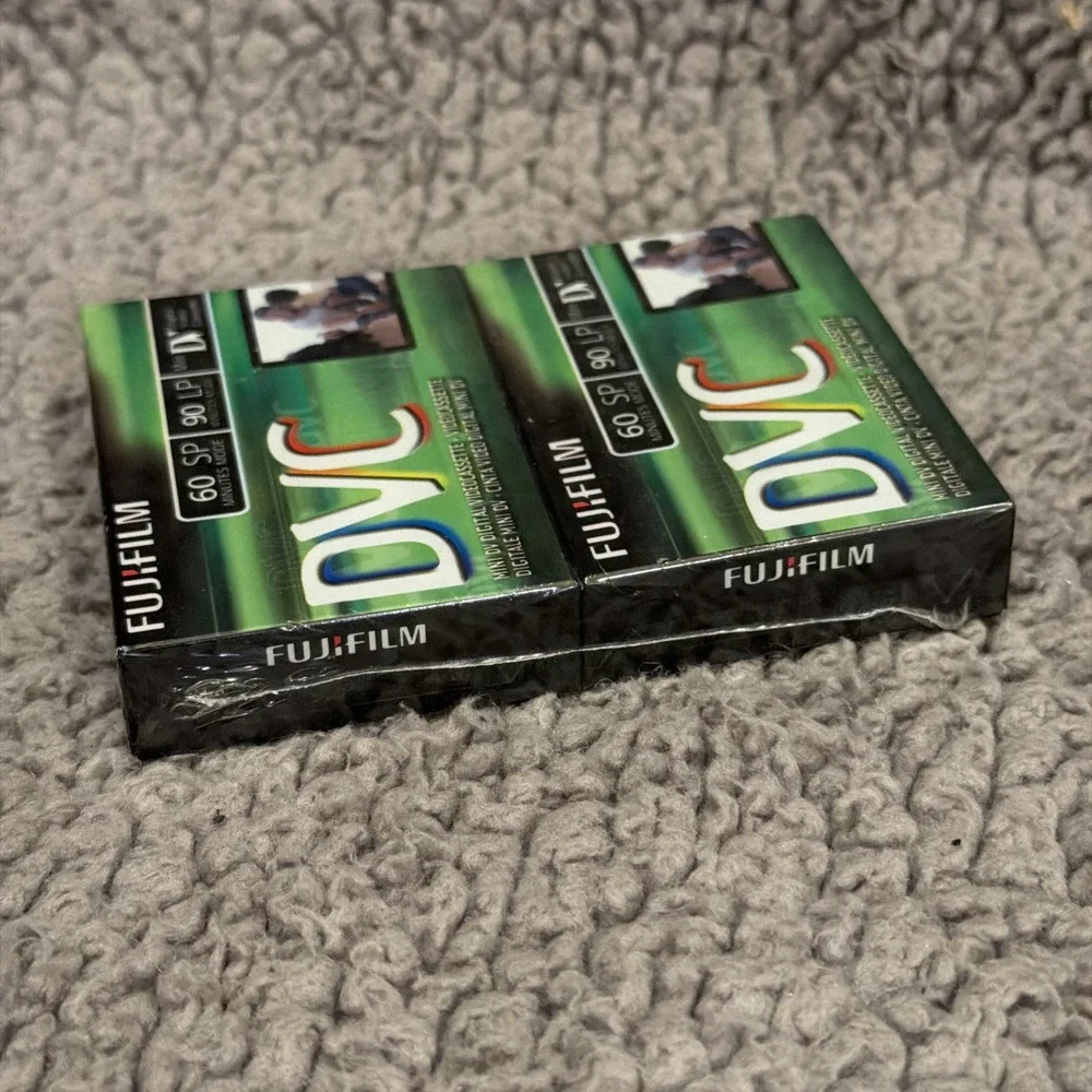 2-Pack FujiFilm Mini DV DVC Camcorder Videocassette Tapes Sealed New